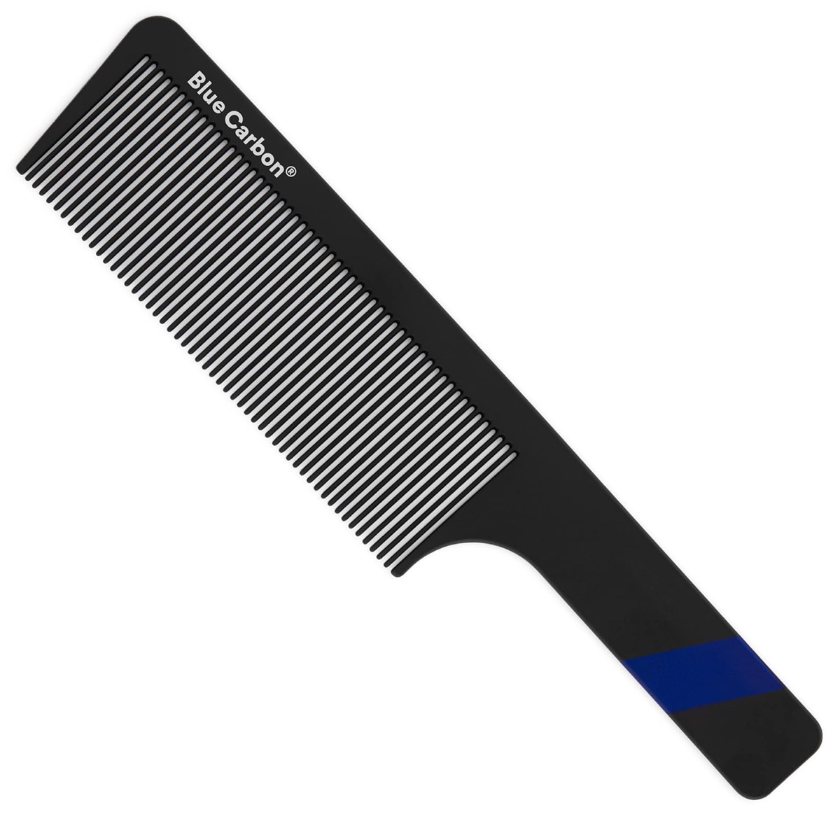 Blue Carbon Clipper Comb, Haarschneidekamm für Übergang und Fade